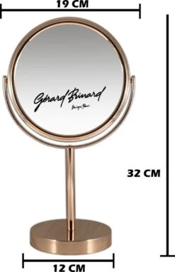 Metalen Make-up Spiegel Rosé Goud/Goud - 10x Vergroting 18cmØ 7 Metalen Make-up Spiegel Rosé Goud/Goud - 10x Vergroting 18cmØ -Bekend Cosmetica Winkel 774x1200 7