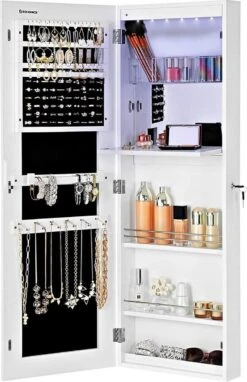 Nancy's Make-up Organizer – Sieraden & Spiegelkast – Spiegelkast, Deur & Wandhouder Met Binnenspiegel – Make-up Opbergen -Bekend Cosmetica Winkel 775x1200 6