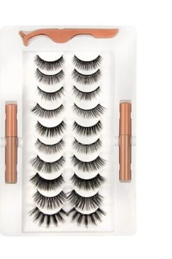 Mina Beauty Magnetische Wimpers – Magnetic Lashes - Wimperset (10 Stuks) Met 2 Magnetische Eyeliners En Een Applicator 12 Mina Beauty Magnetische Wimpers – Magnetic Lashes - Wimperset (10 Stuks) Met 2 Magnetische Eyeliners En Een Applicator -Bekend Cosmetica Winkel 794x1200
