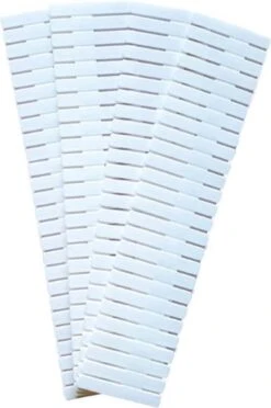 Merkloos Kunststof Ladeverdeler - Lade Organizer - Set Van 4 Stuks - Voor Kleding/Keuken/Bureau/Make-Up - Op Maat Te Knippen - 37x7CM - Wit -Bekend Cosmetica Winkel 797x1200 7