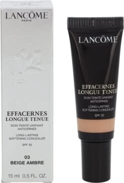 Lancôme Effacernes Longue Tenue Concealer 15 Ml - 03 Beige Ambre -Bekend Cosmetica Winkel 817x1200 1