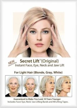 Face Lift Tape - Licht Haar - Facelift Zonder Chirurgie - Instant Eyes, Face And Neck Lift - Blond/wit/licht Haar - 40 Stuks - Transparent -Bekend Cosmetica Winkel 858x1200 4