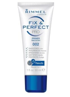 Rimmel London Fix & Perfect Make-Up Primer - 002 Transparent - 30 Ml -Bekend Cosmetica Winkel 866x1200 4