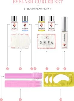 Iconsign Upgraded Wimper Lifting Set - Uitgebreide Versie - Lash Lift Set – 25-delig -Bekend Cosmetica Winkel 884x1200