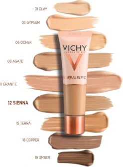 Vichy Minéralblend Foundation - 12 Sienna - 30ML - Natuurlijke Dekking 20 Vichy Minéralblend Foundation - 12 Sienna - 30ML - Natuurlijke Dekking -Bekend Cosmetica Winkel 885x1200 1