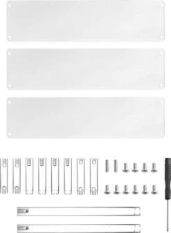 QWORK 3-laags Acryl Displaystandaard, Transparant Acryl Display Riser Plank Voor Figuren, Sieraden, Cupcake, Lippenstift, Nagellak, Kruiden, 30x21x15cm -Bekend Cosmetica Winkel 885x1200 4