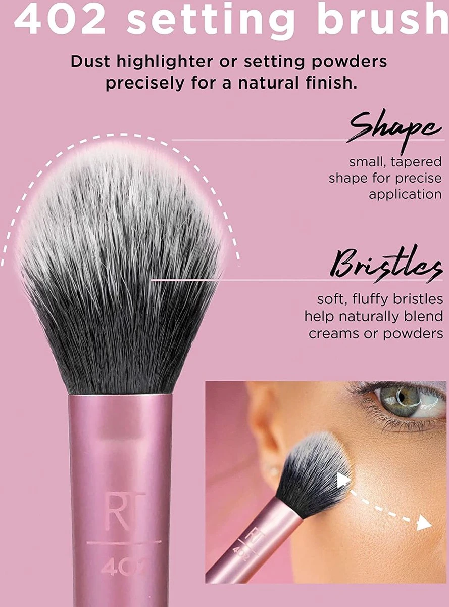 Real Techniques Everyday Essentials Plus Met Bonus Wonder Teint Spons 7 Real Techniques Everyday Essentials Plus Met Bonus Wonder Teint Spons - Afbeelding 5