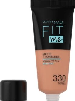 Maybelline Fit Me Matte & Poreless Foundation - 330 Toffee -Bekend Cosmetica Winkel 891x1200 5