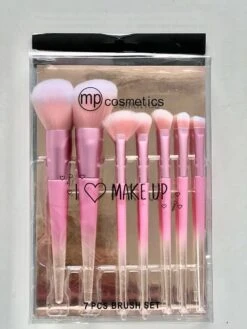 Make-up Borstel Set - 7stuks - Roze -Bekend Cosmetica Winkel 901x1200