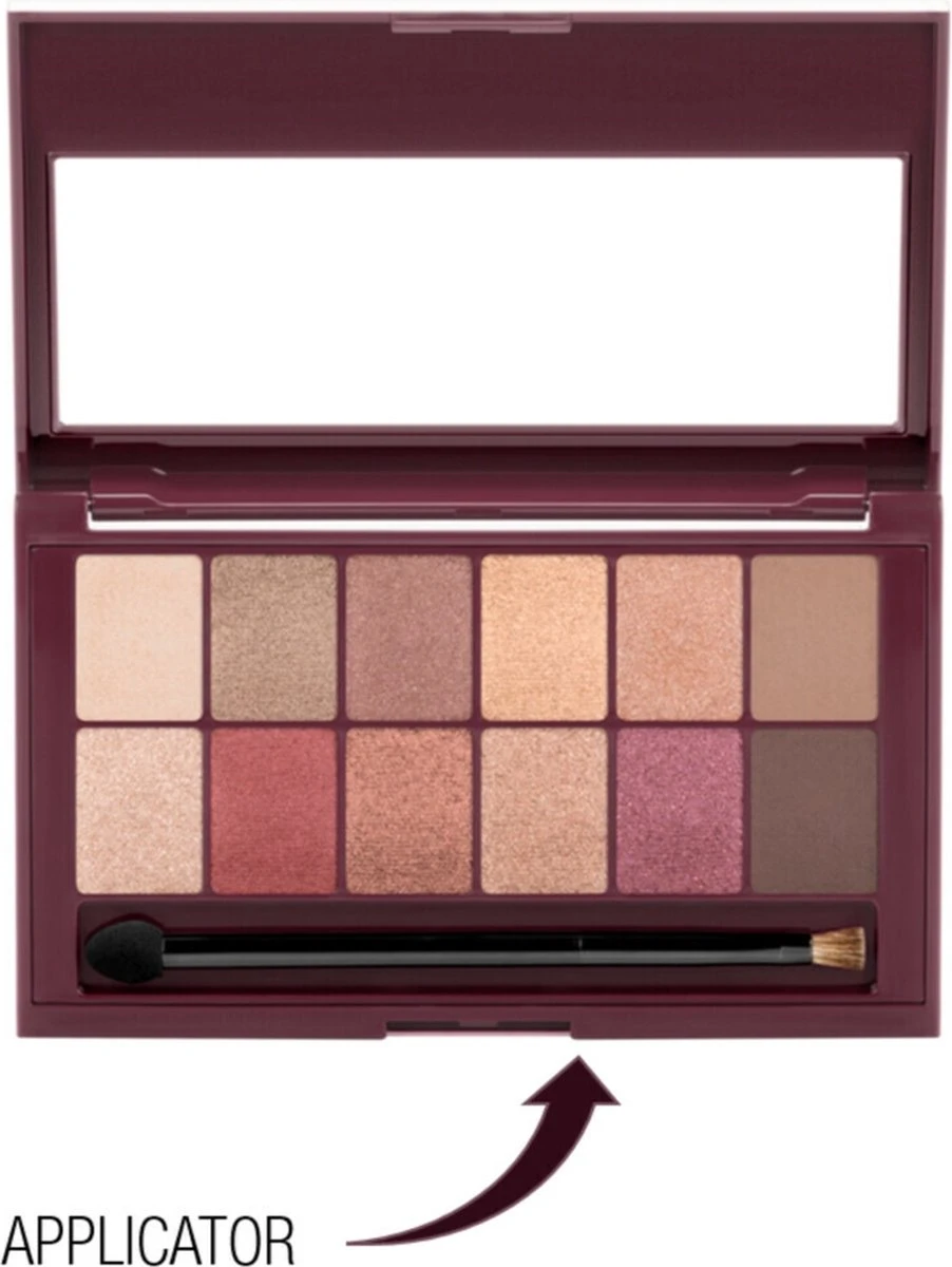 Maybelline The Burgundy Bar Oogschaduw En Highlighter Palette – Limited Edition 4 Maybelline The Burgundy Bar Oogschaduw En Highlighter Palette – Limited Edition - Afbeelding 2