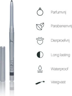 Blèzi® Automatic Eye Pencil 10 Shiny Black - Oogpotlood Zwart Waterproof - Zwart Met Shine -Bekend Cosmetica Winkel 902x1200 3