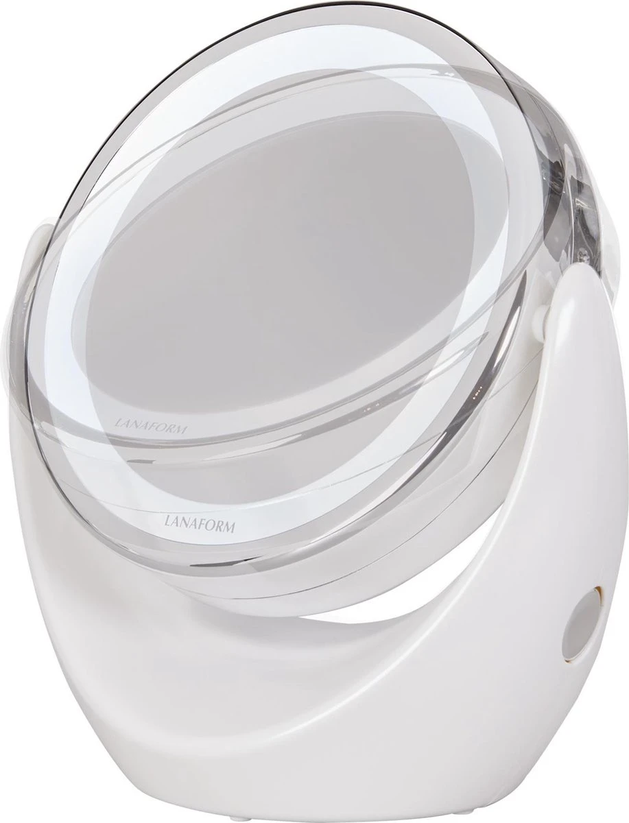 Lanaform X10 Spiegel Met Ringverlichting - Make-upspiegel - Ø11cm 6 Lanaform X10 Spiegel Met Ringverlichting - Make-upspiegel - Ø11cm - Afbeelding 4