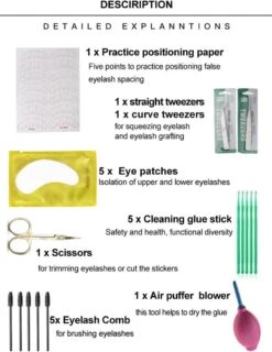 Lashes & More | Wimperextensions Starters Pakket + Luxe Nano Mister | Oefenset Voor Beginnend Wimperstylist | Lash Kit | Oefen Wimper Set -Bekend Cosmetica Winkel 926x1200 3