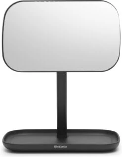 Brabantia ReNew Make-up Spiegel - Met Accessoireschaal - Dark Grey -Bekend Cosmetica Winkel 933x1200 4