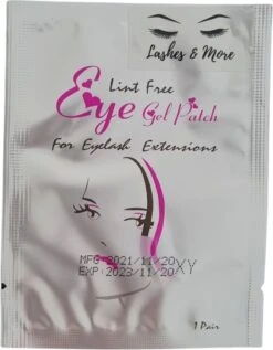 Merkloos EyePads - 100 Stuks - Oogkussens - Wimperextensions - Make Up - Gel Pads - Wimper Sticker - Lashes - Groot - 50 Paar -Bekend Cosmetica Winkel 934x1200 1