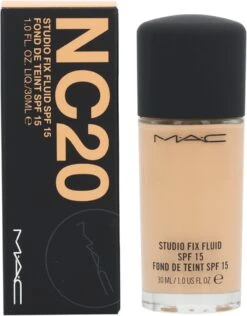 MAC Cosmetics Studio Fix Fluid Foundation - NC20 -Bekend Cosmetica Winkel 937x1200 2