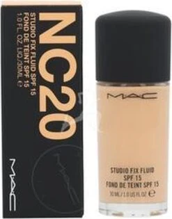 MAC Cosmetics Studio Fix Fluid Foundation - NC20 -Bekend Cosmetica Winkel 940x1200