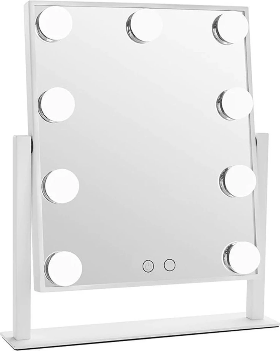 LYVION Hollywood Spiegel Met LED Verlichting - Make-upspiegel - Wit 3 LYVION Hollywood Spiegel Met LED Verlichting - Make-upspiegel - Wit