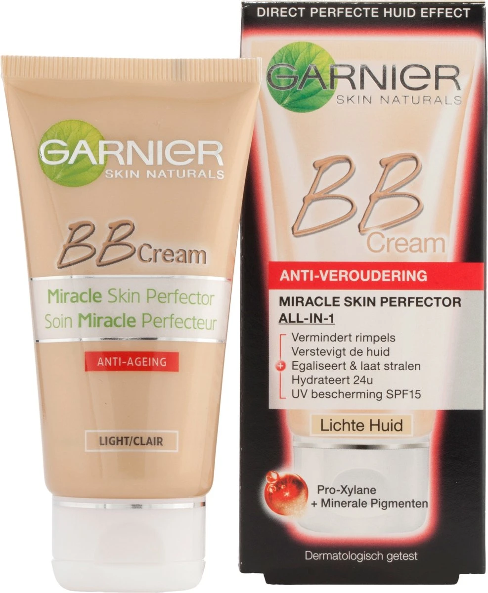 Garnier Skin Naturals BB Cream Anti Aging - 50 Ml - Light 5 Garnier Skin Naturals BB Cream Anti Aging - 50 Ml - Light - Afbeelding 3
