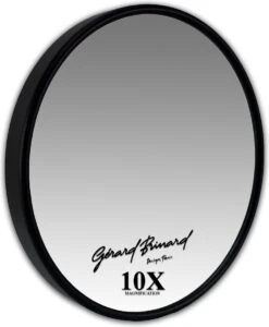 Gérard Brinard Make-up Zuignap Spiegel Mat Zwart Ø15cm 10X Vergroting -Bekend Cosmetica Winkel 987x1200 6