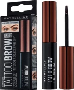 Maybelline Tattoo Brow Peel-Off Wenkbrauwgel - 3 Dark Brown - Bruin -Bekend Cosmetica Winkel 993x1200