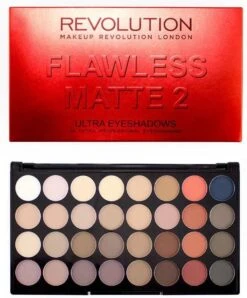 Makeup Revolution Flawless Matte 2 Oogschaduw Palette -Bekend Cosmetica Winkel 994x1200